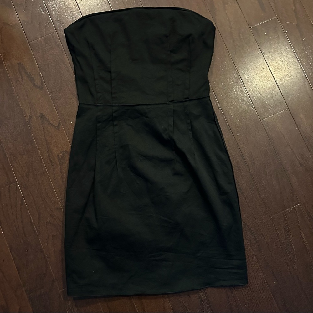 Dolce & Gabbana Black Corset Strapless Dress D&G